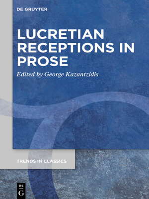 cover image of Lucretian Receptions in Prose